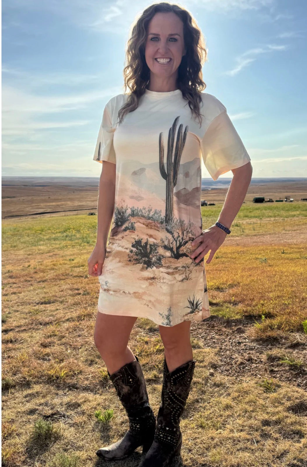 Canyon Sands T-Shirt Dress