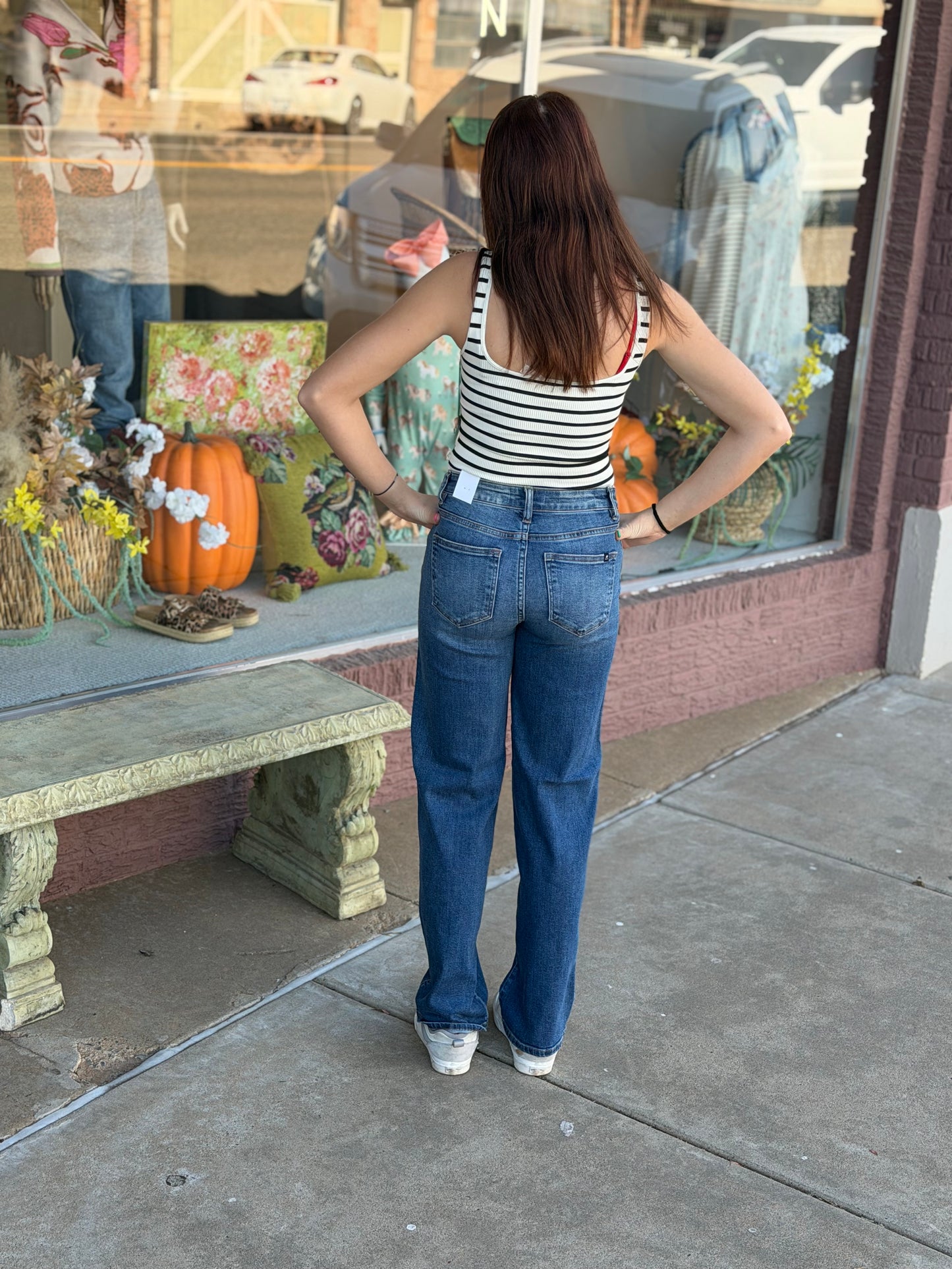 Risen Non-Distressed Dark Wash Jeans