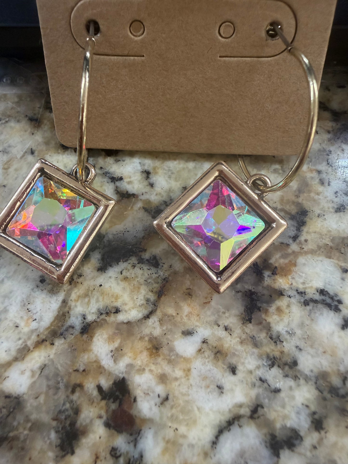 Chrystal Chicklet Earrings