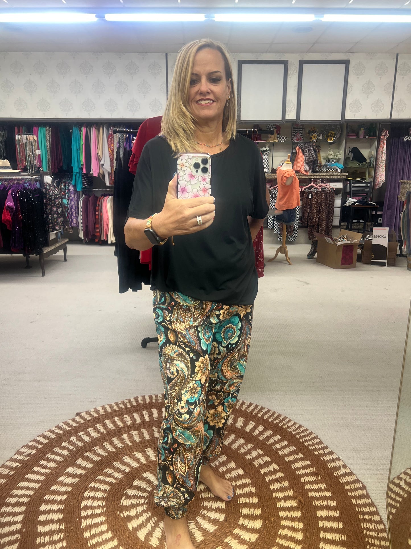 Sterling Kreek Oh My Paisley Joggers