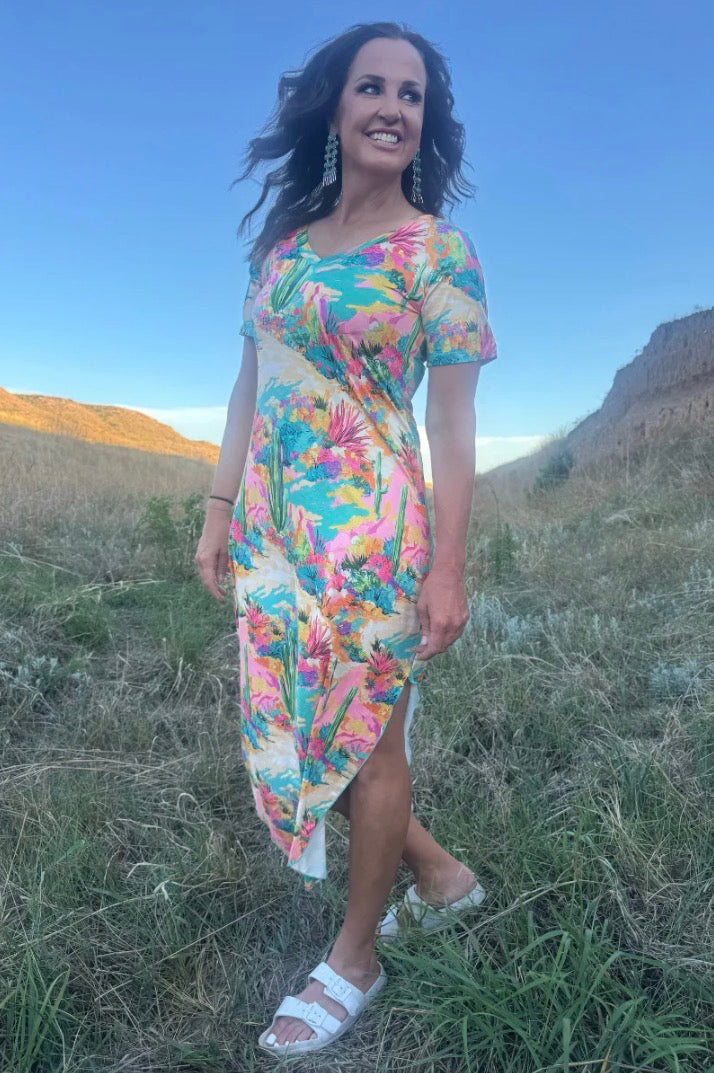 Painted Desert Maxi Dress WITHOUT Pockets