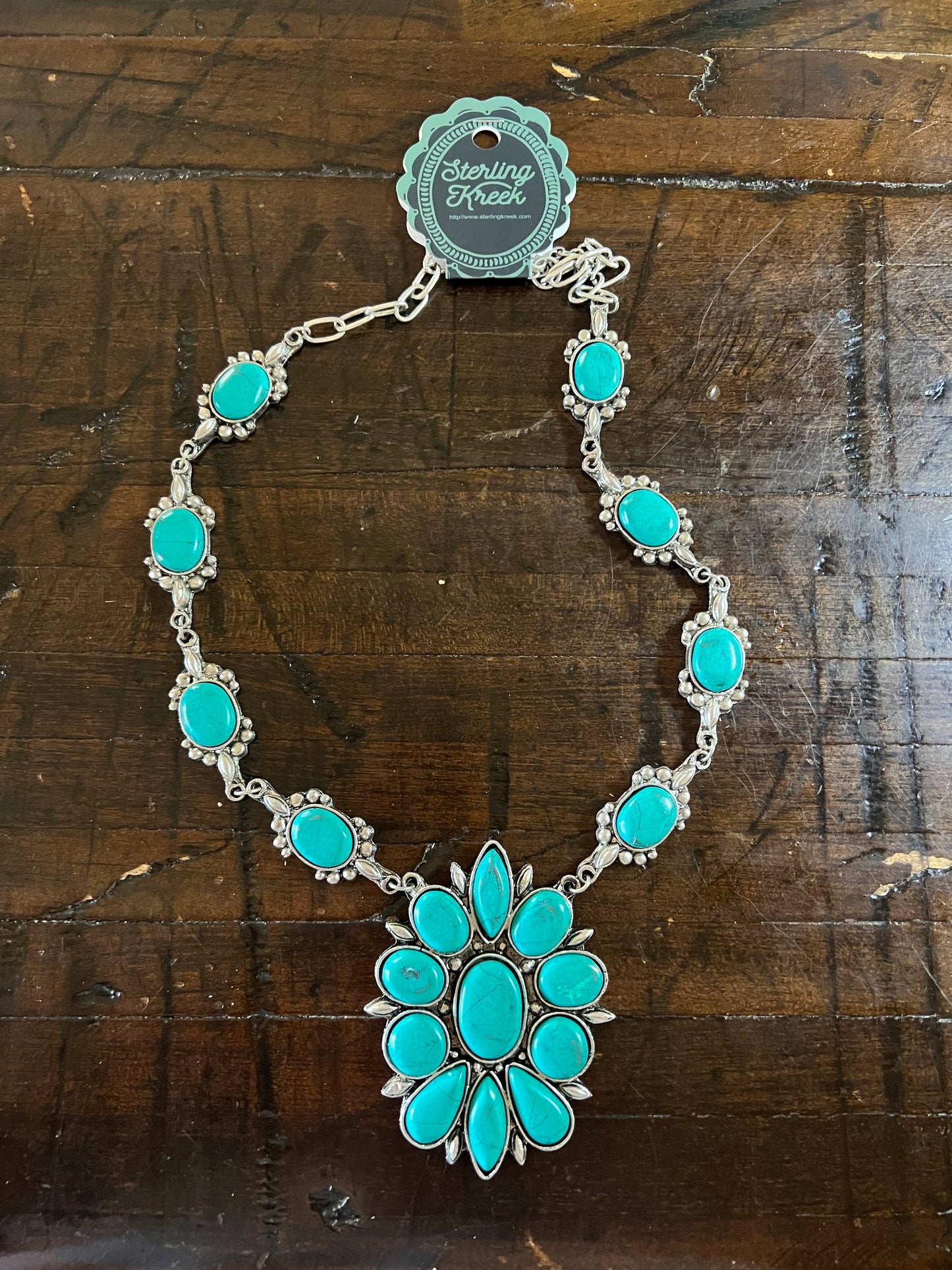 Sterling Kreek- Turquoise Necklace