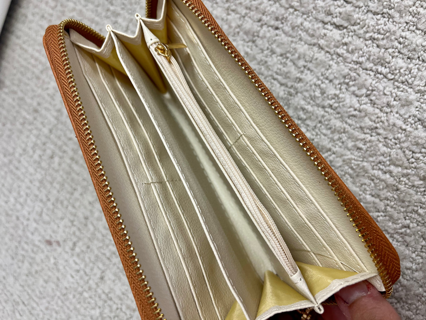 Leather Wallet w/Wristlet Attachment