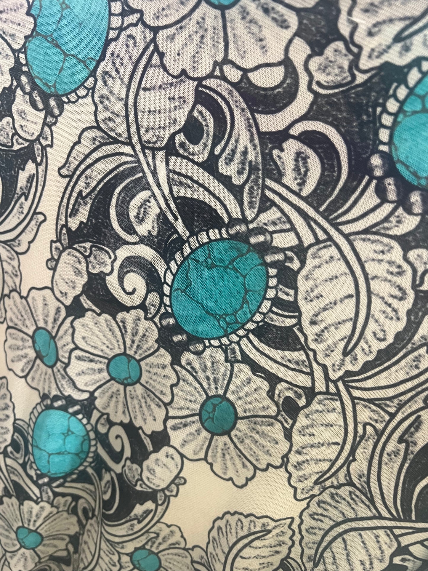 Sterling Kreek Tattoos on This Town Mesh Top