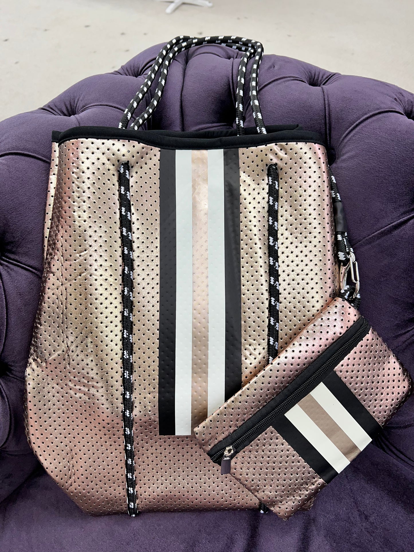 Pink Panache Neoprene Purses