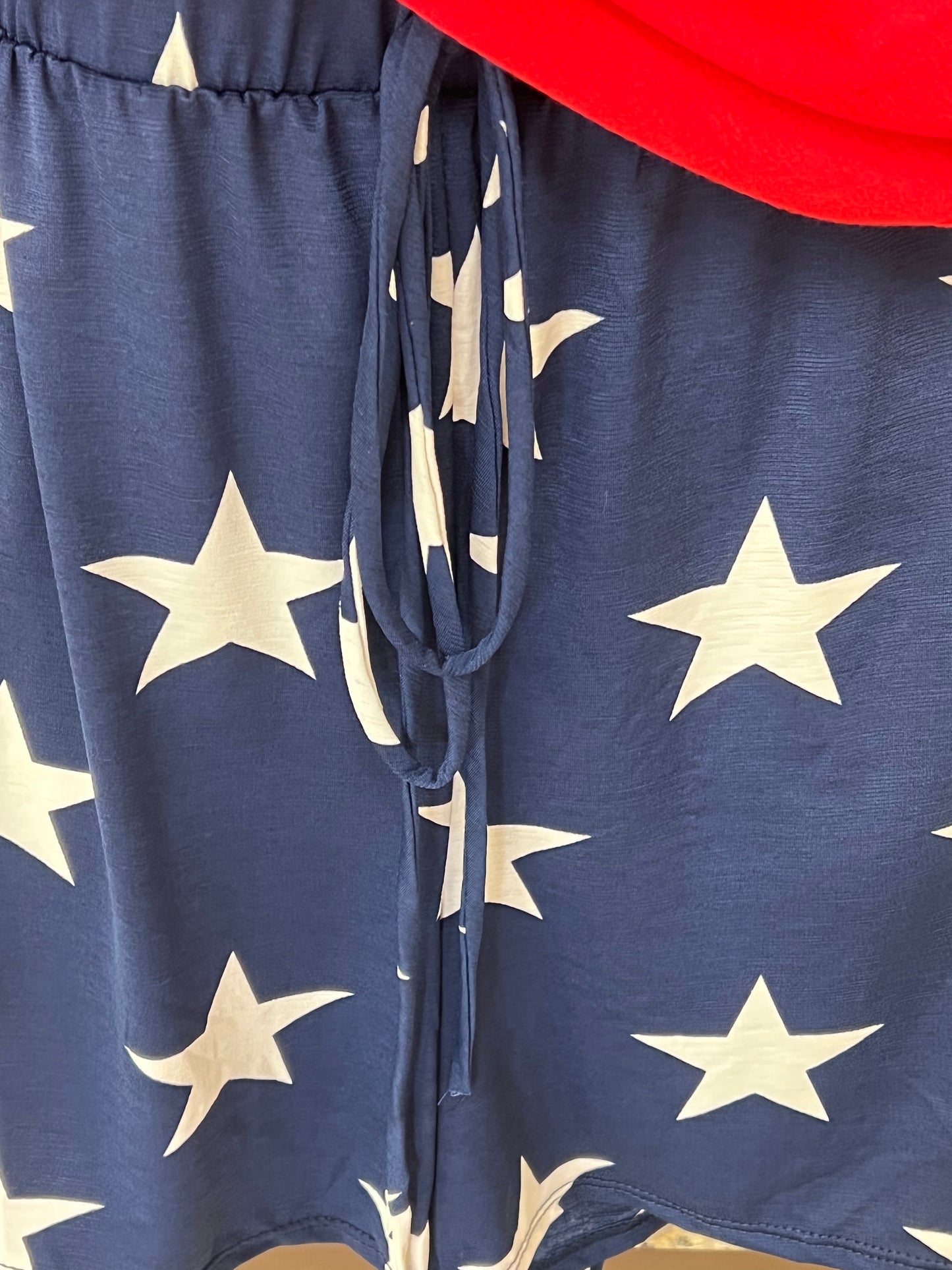 Curvy Heimish Navy w/ White Stars Shorts