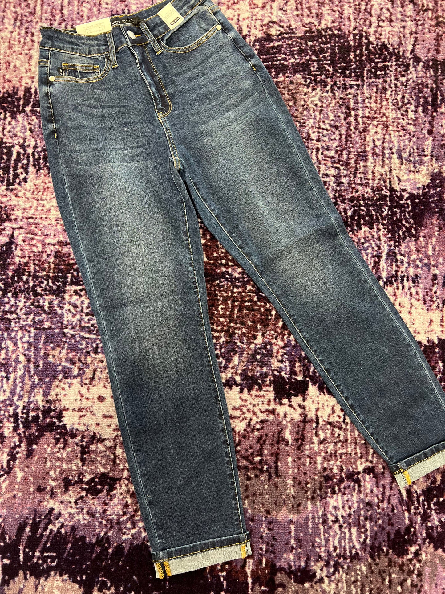 Regular Judy Blue Dk No Distress Jeans