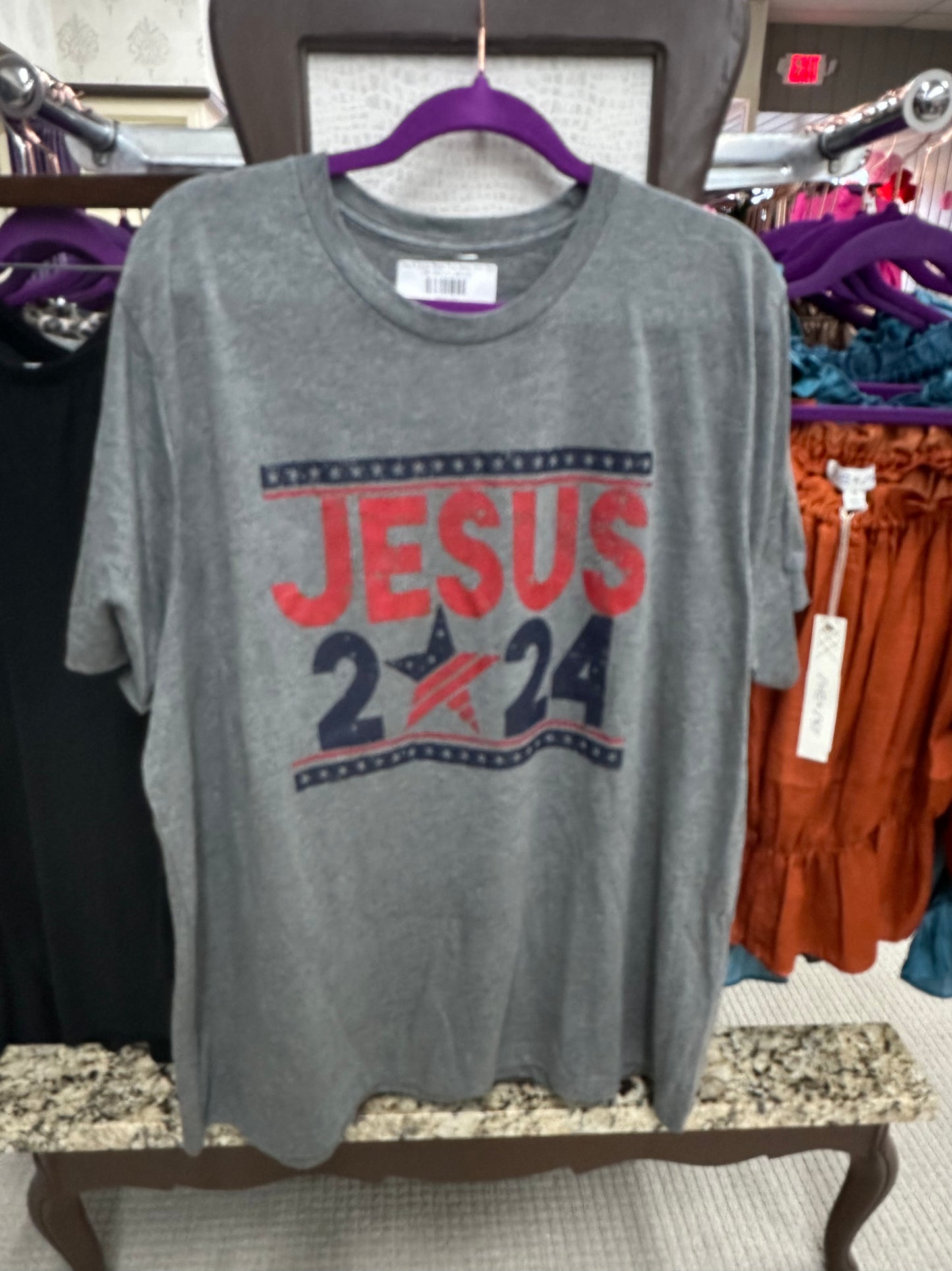 Reg & Curvy Texas True Jesus 2024 Tee