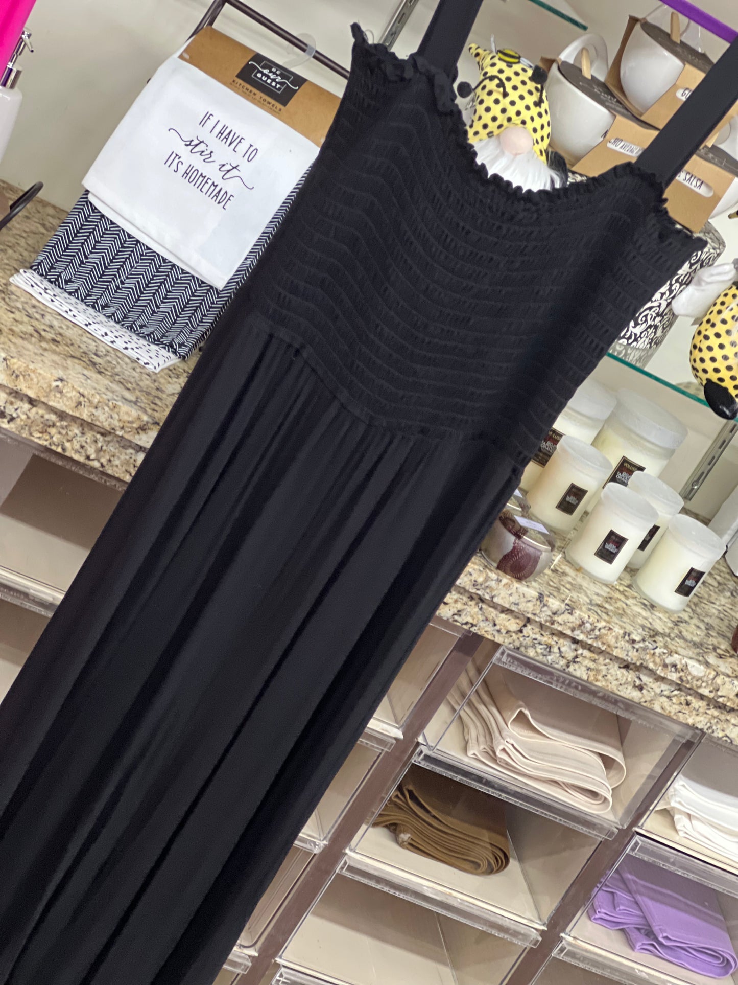 Reg & Curvy Lilypad Smocking Cropped Romper