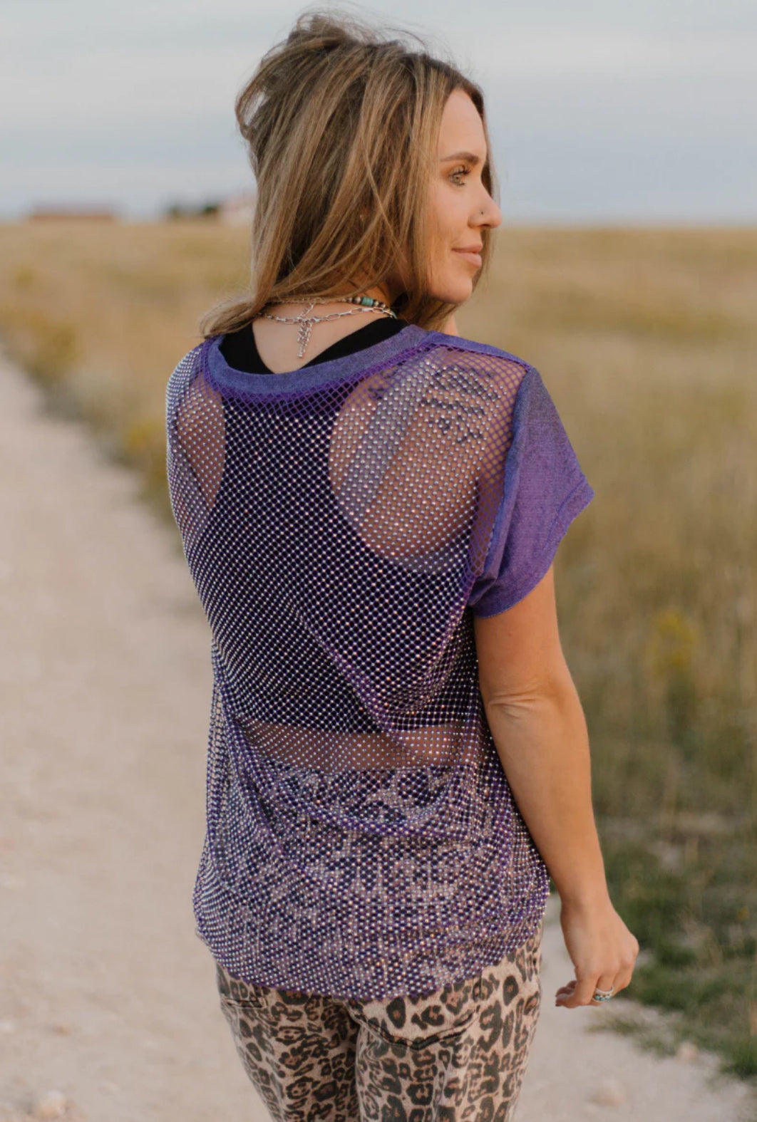 Sterling Kreek Born to Shine Purple Top