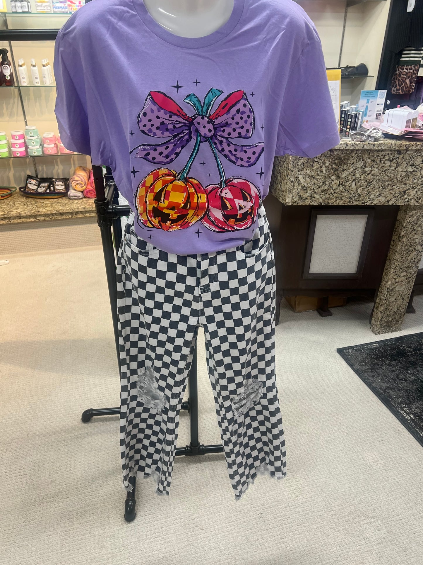 Malibu Hippie Pumpkin Cherry Graphic Tee