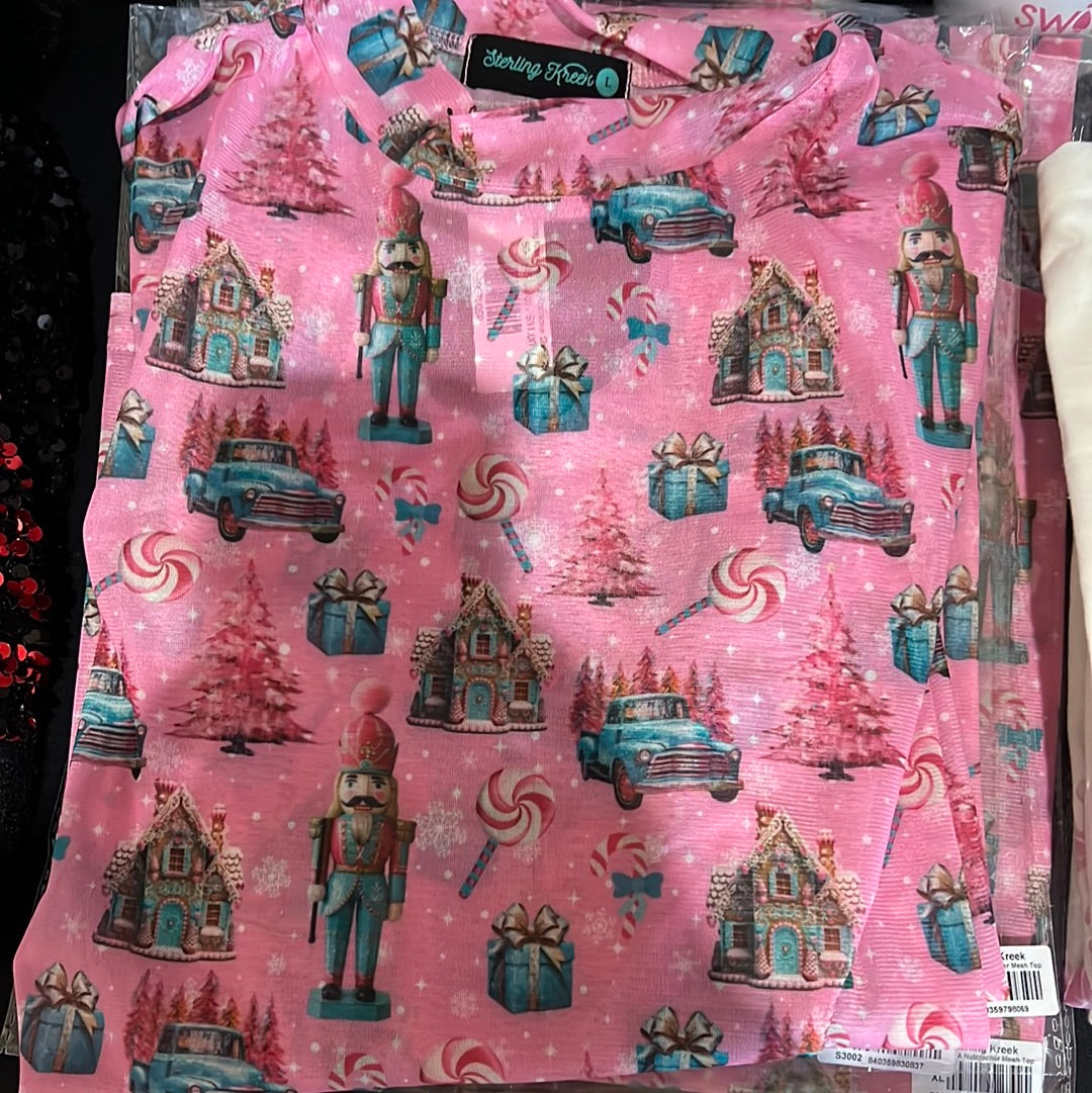 Sterling Kreek Son of a Nutcracker Sheer Top