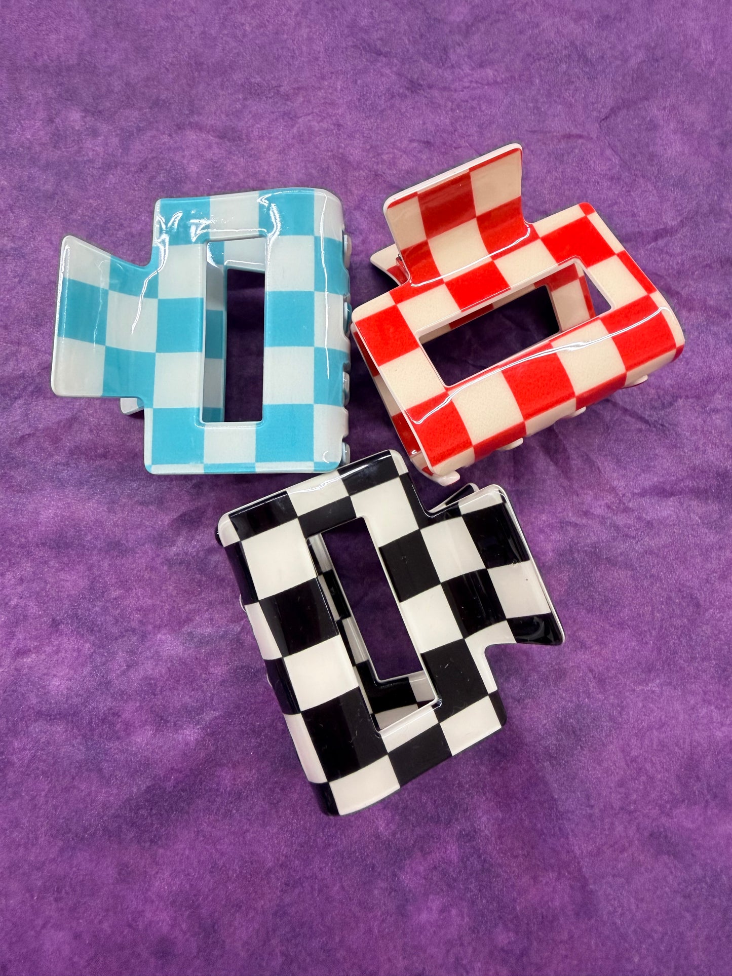 Sterling Kreek Mini Check Hair Claw