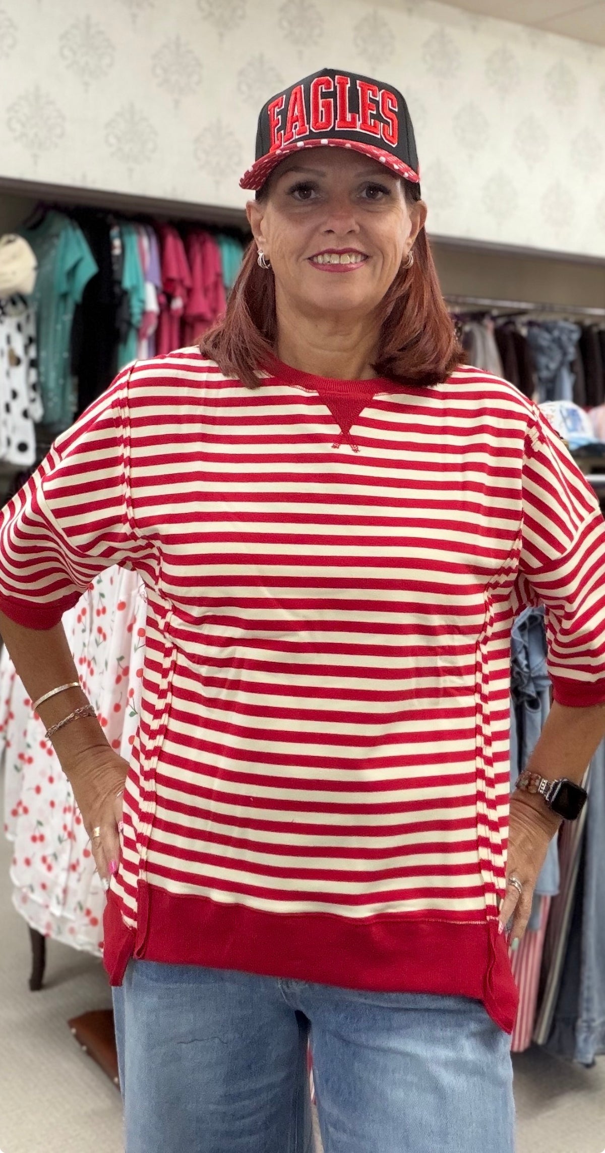 Short Sleeve Striped Shirt