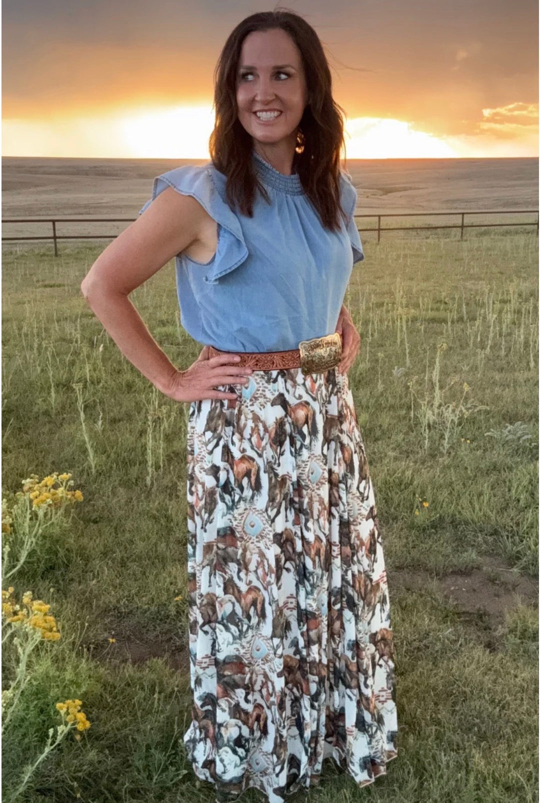 Open Range Maxi Skirt