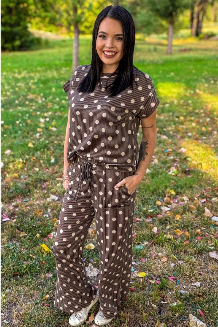 Mocha Dot Set