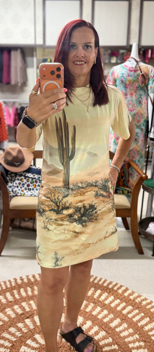Canyon Sands T-Shirt Dress