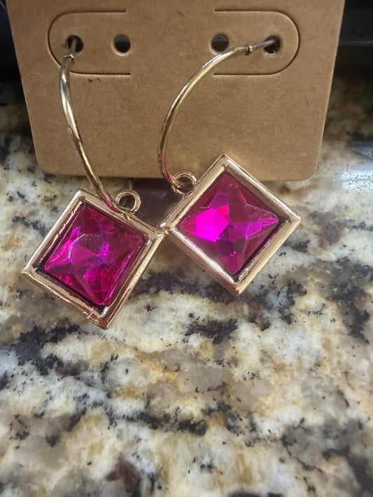 Chrystal Chicklet Earrings
