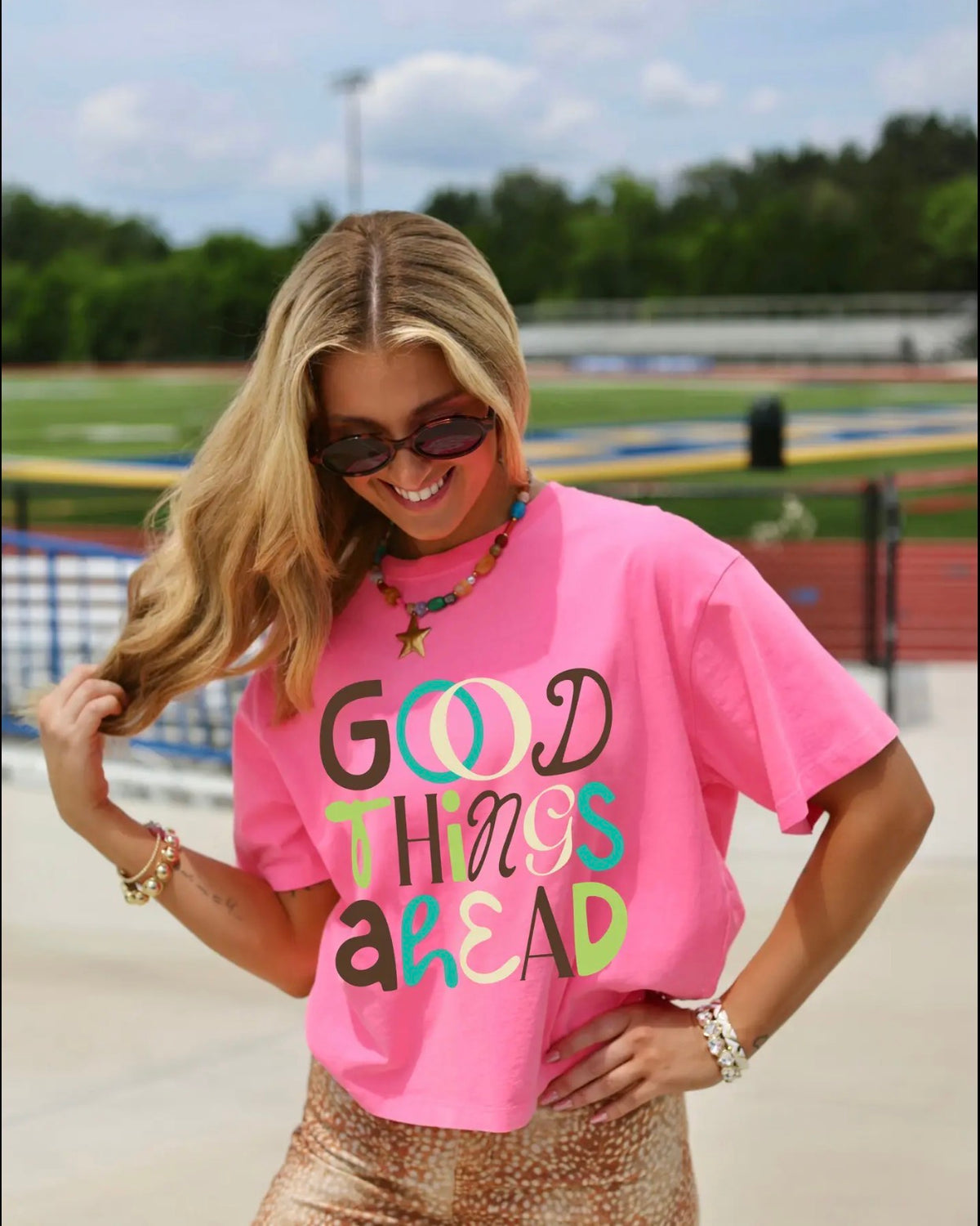 Good Things Ahead Crop Tee