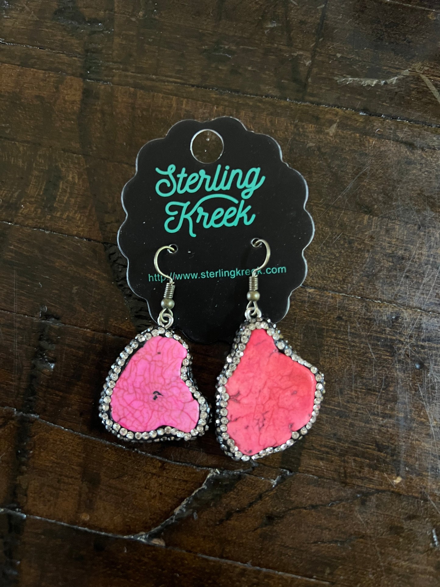 Sterling Kreek- Rock Earring