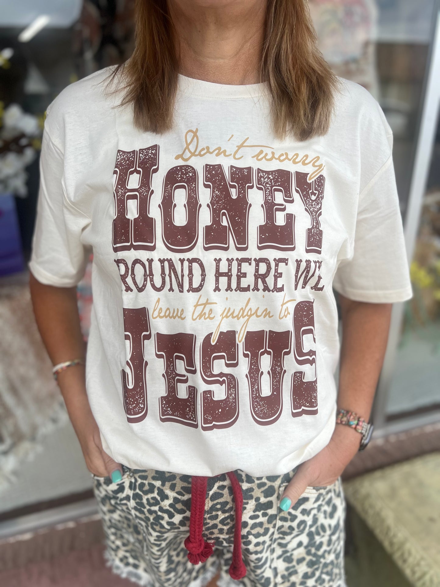 We Leave the Judging to Jesus Graphic Tee