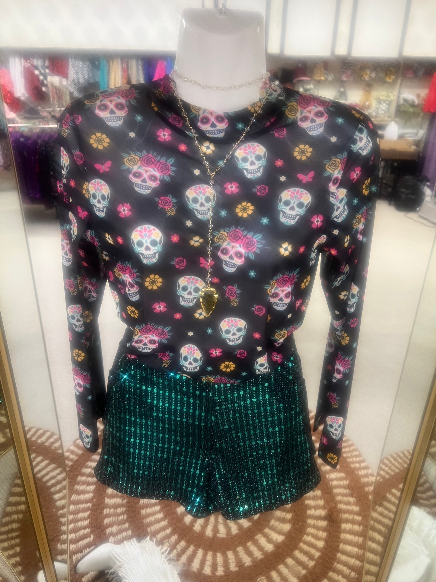 Sterling Kreek Life is Brief Mesh Top