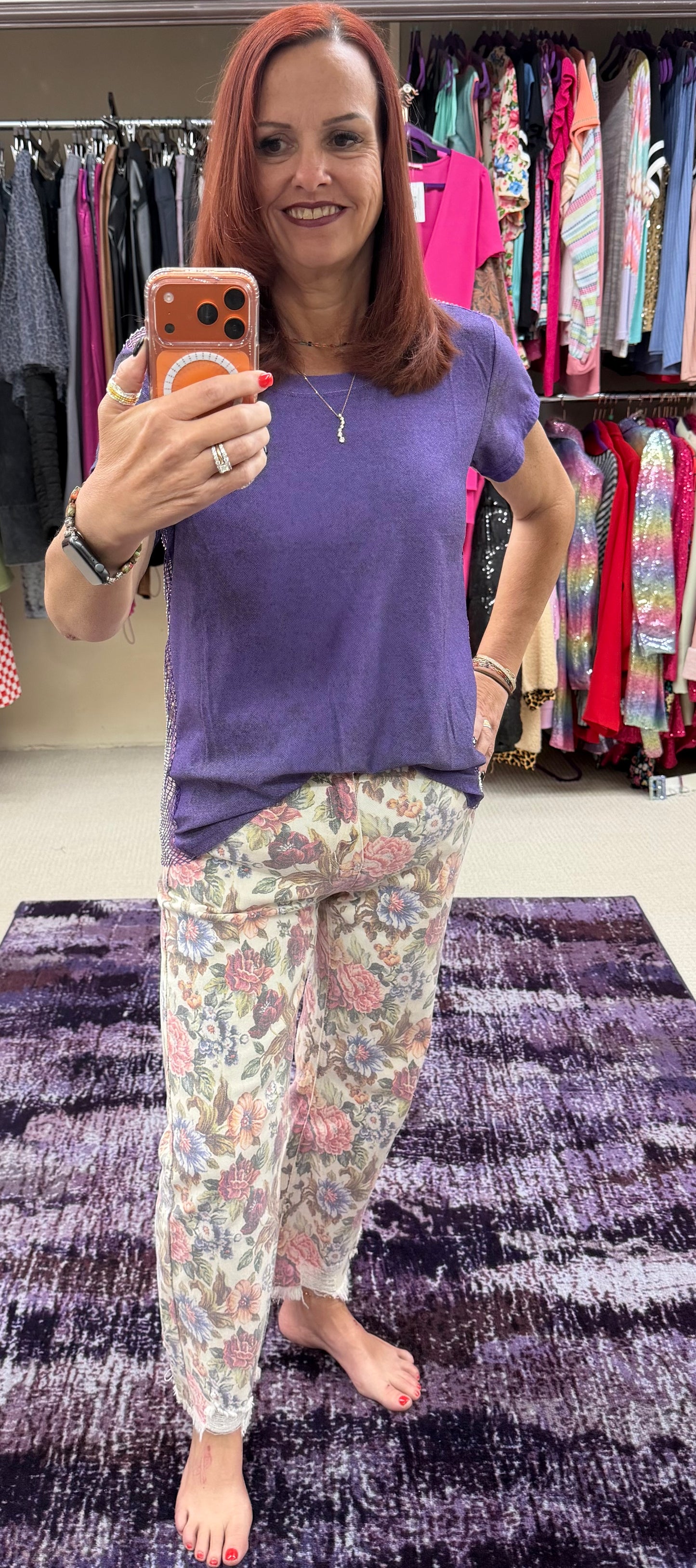 Sterling Kreek Vintage Floral Jeans