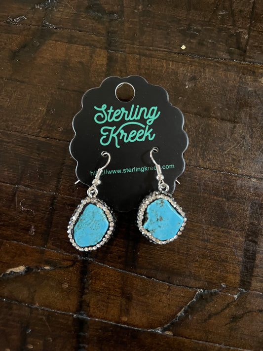 Sterling Kreek- Rock Earring