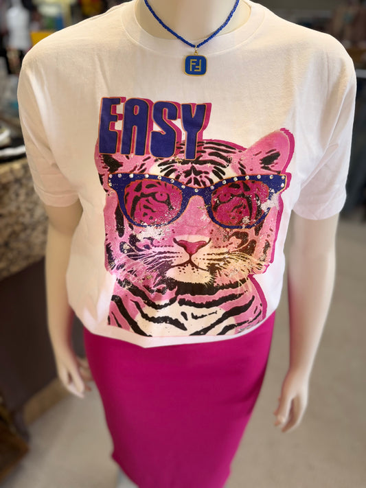 Raisin Arrows Easy Tiger Bling Short Sleeve T