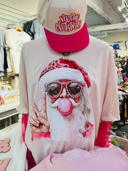 Keep It Gypsy Santa Rhinestone Graphic Tee