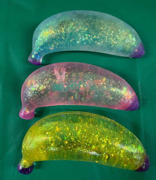 Glitter Banana Squishy