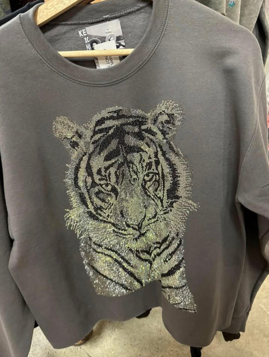 Keep it Gypsy Bling Tiger Sweatshirt