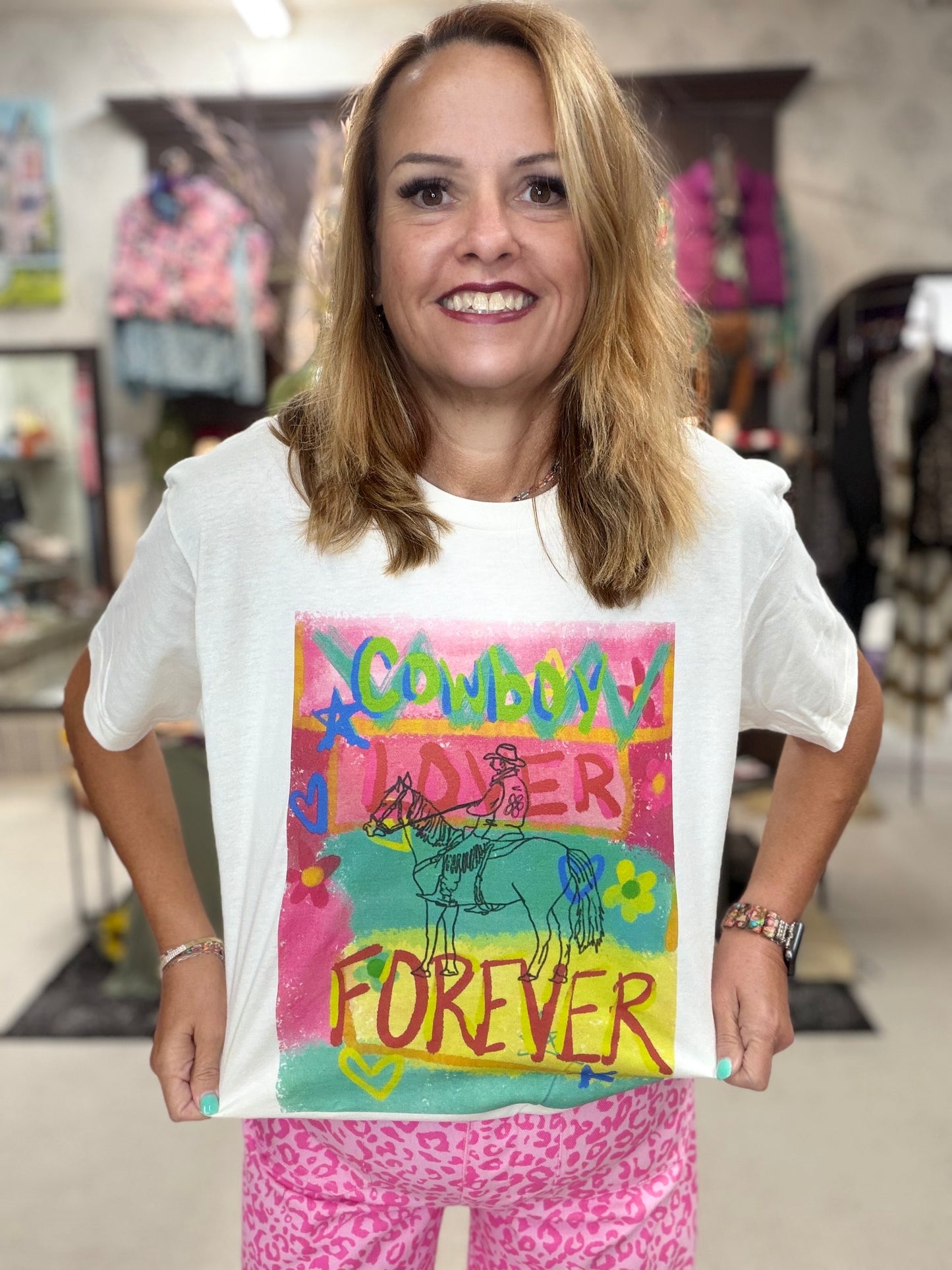 Cowboy Lover Forever Graphic Tee