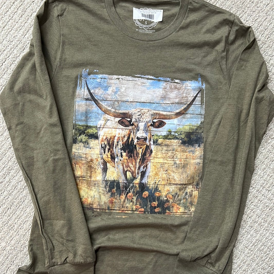 Sterling Kreek Barnwood Boss Long Sleeve Tee