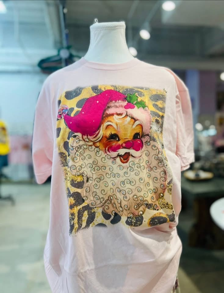 Raisin' Arrows Bling Santa Tee
