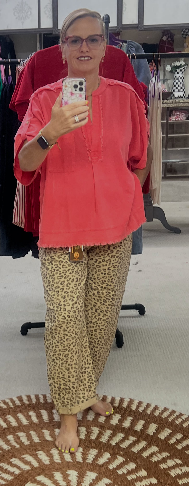 Risen High Rise Ankle Crop Barrel Jeans