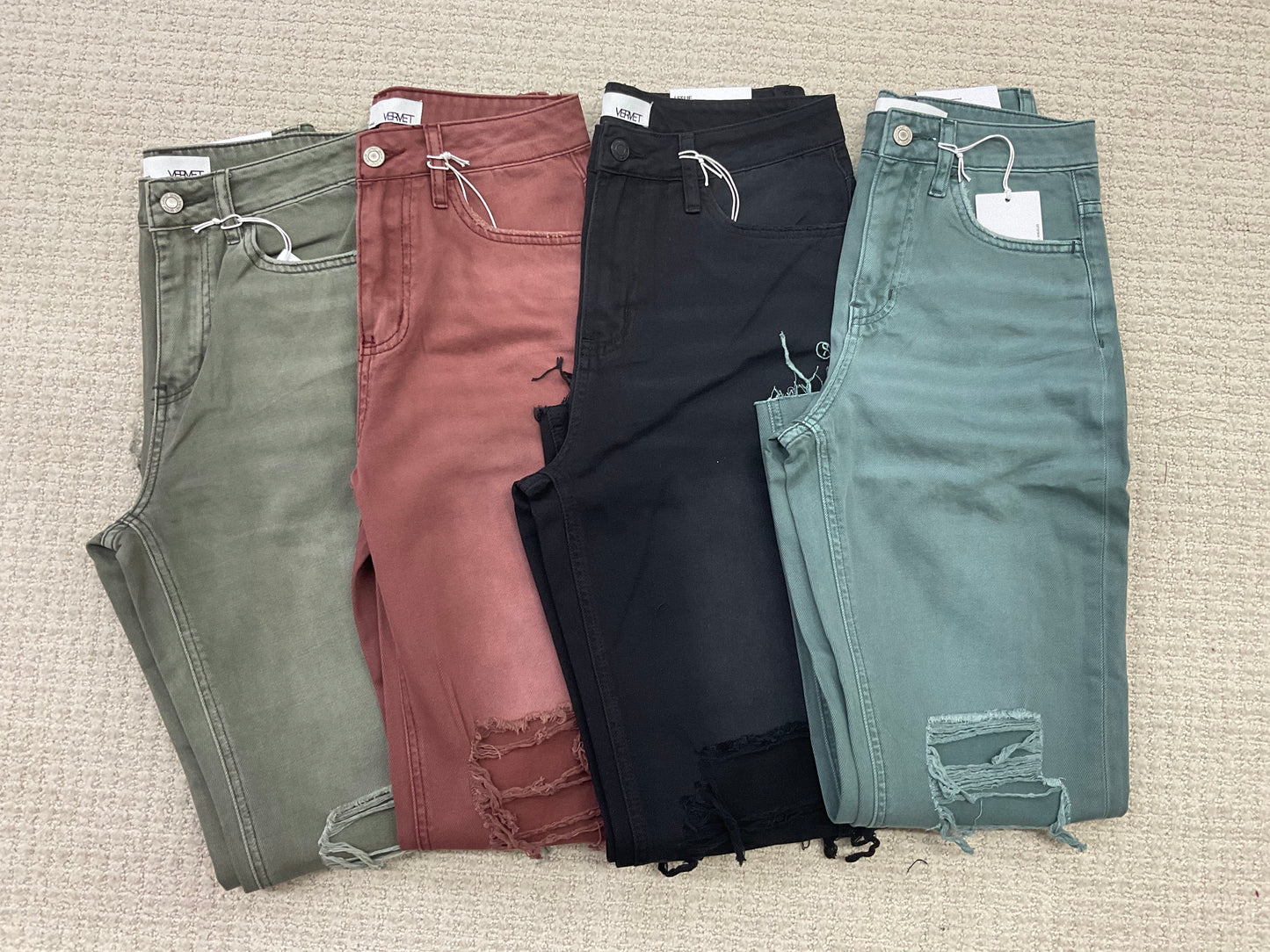 Vervet 90's Vintage Crop Flare Jeans