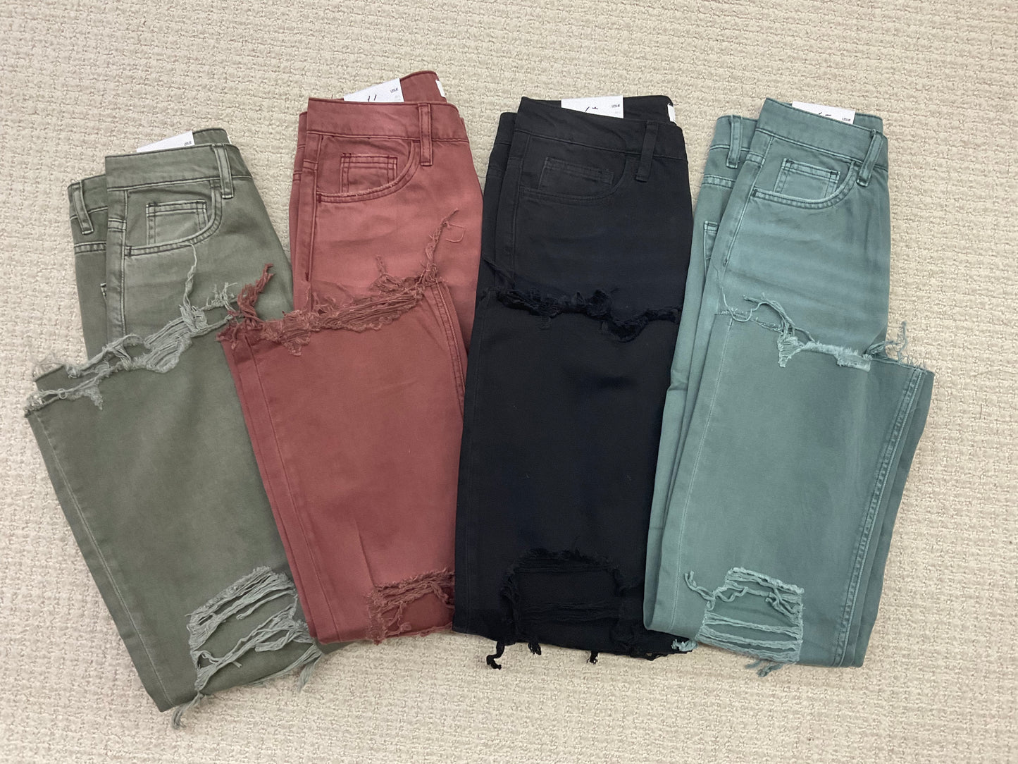 Vervet 90's Vintage Crop Flare Jeans