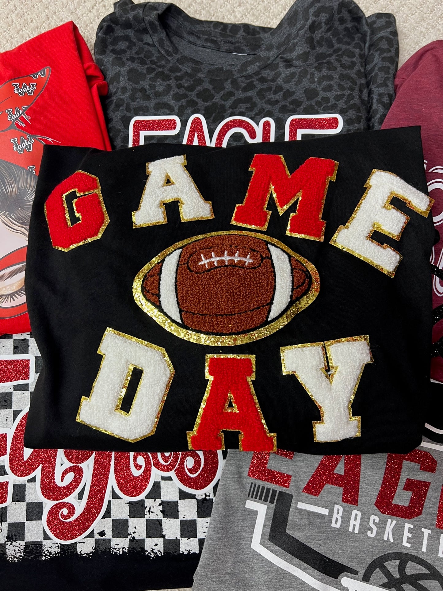 BiBi Game Day Patches Loose Fit Sweatshirt