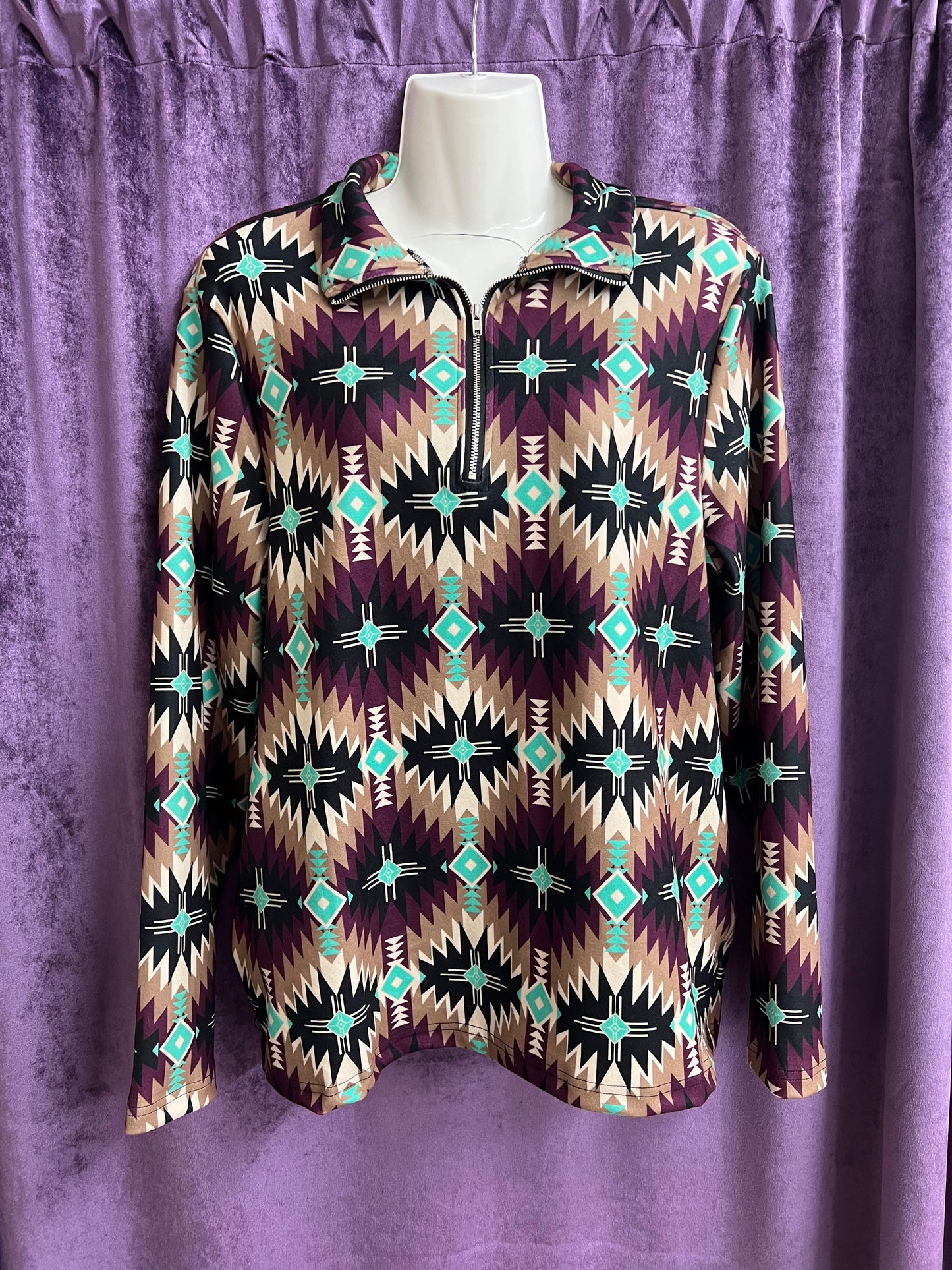 Regular & Curvy Sterling Kreek Half zip Pullover with Pockets