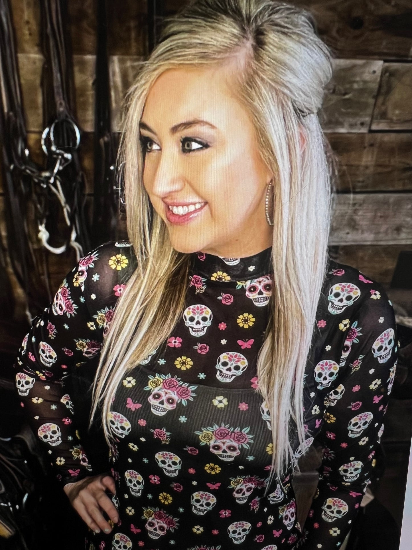 Sterling Kreek Life is Brief Mesh Top