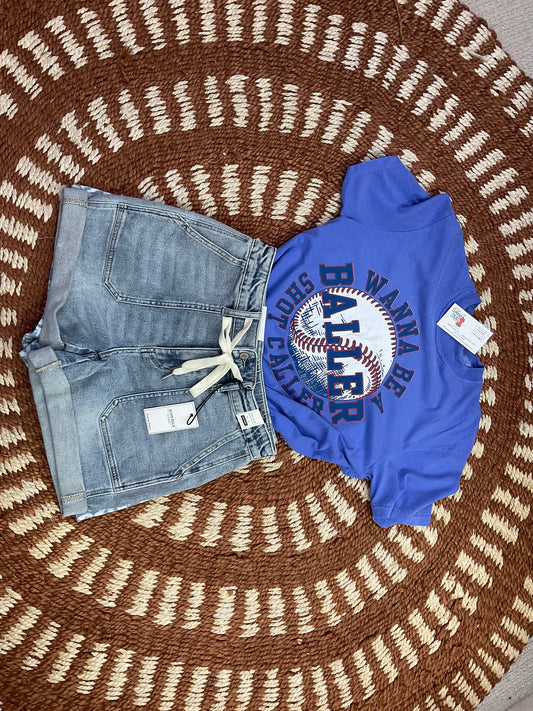 Judy Blue Drawstring Shorts