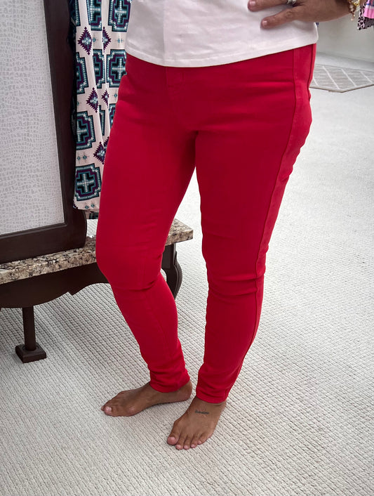 Regular Red Judy Red HW Control Top Skinny Jeans