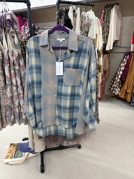 Blue flannel