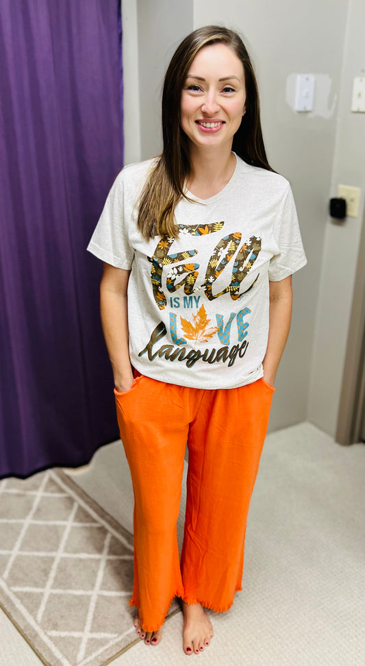 Regular Umgee Linen Ankle Pants