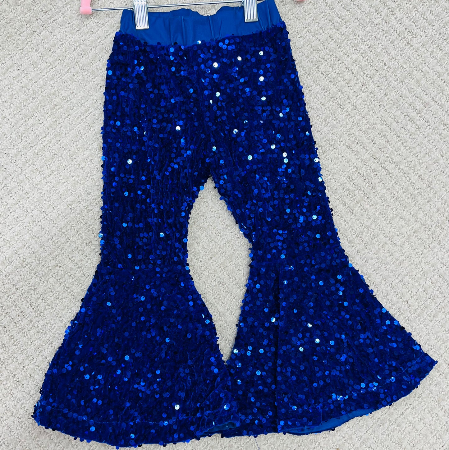Girls Sequin Bell Pants
