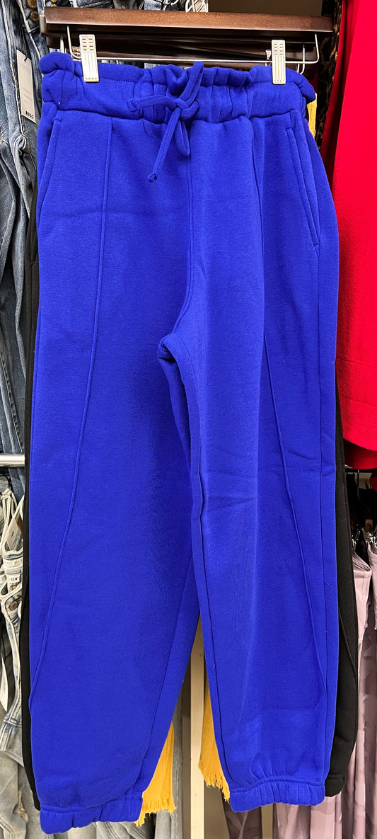 Curvy Zenana Paperbag Waist Jogger Pants w/ Pockets