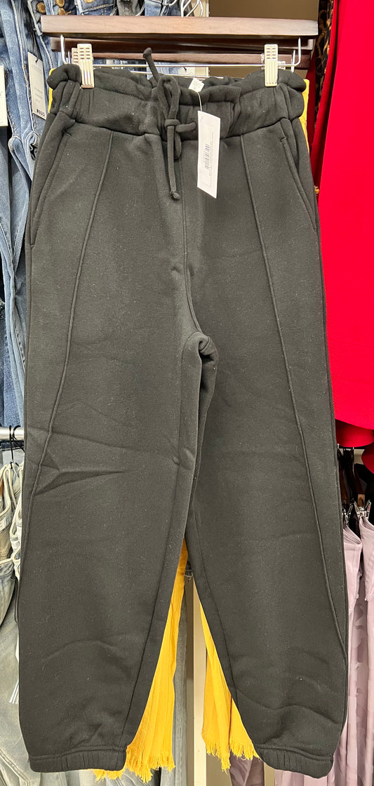 Regular Zenana Paperbag Waist Jogger Pants w/ Pockets
