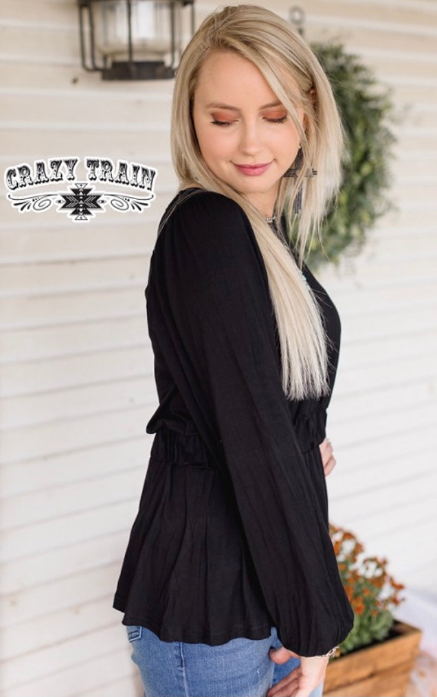 Curvy Crazy Train Better In Black Top