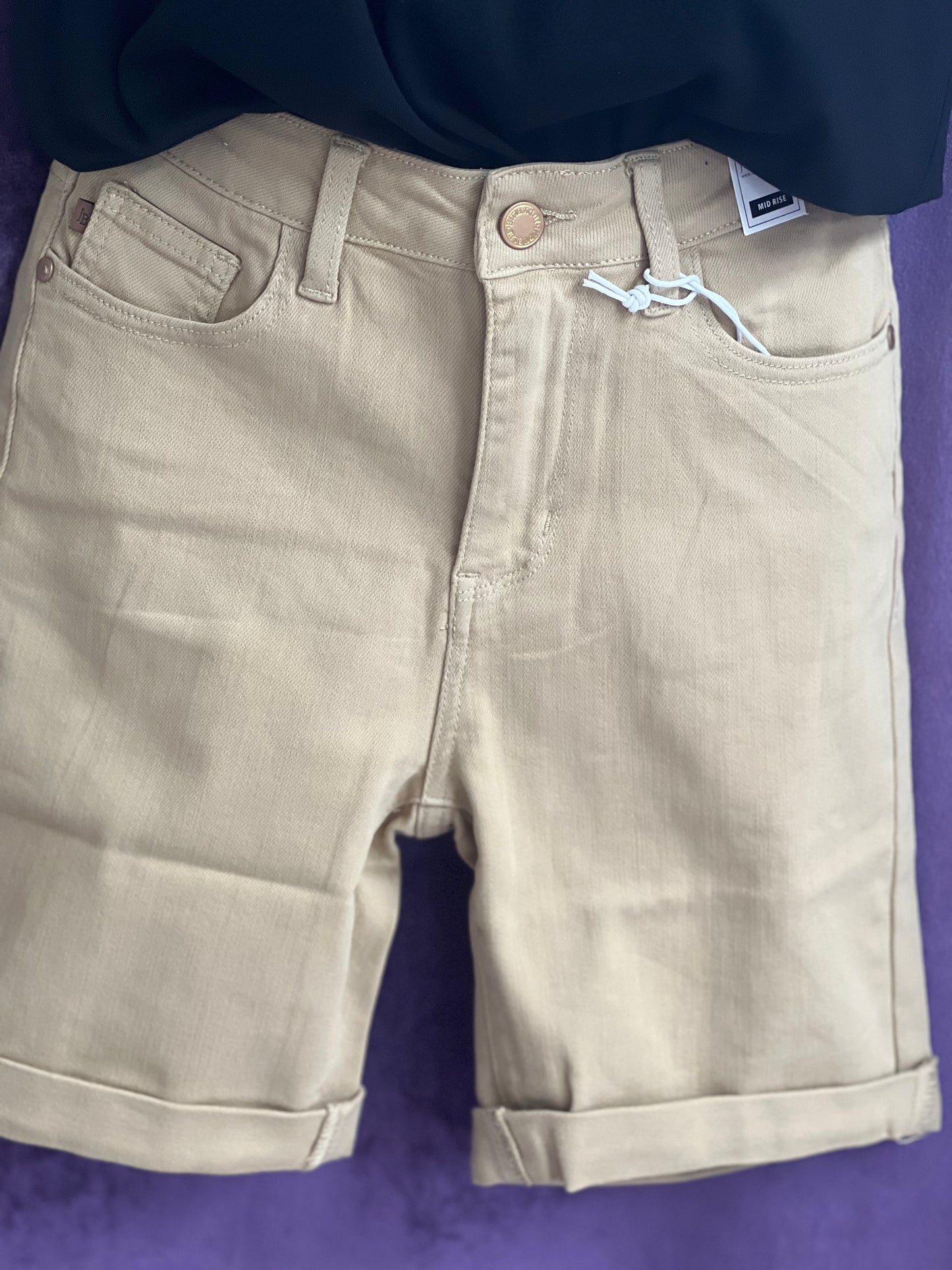 Regular Judy Blue Khaki Shorts